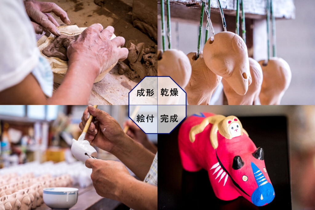 のごみ人形｜十二支の土鈴が有名。年賀切手のデザインにも採用された